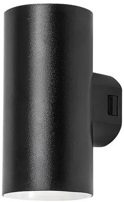 Aplica LED iluminat exterior ambiental, Protectie IP65 Urfa II negru