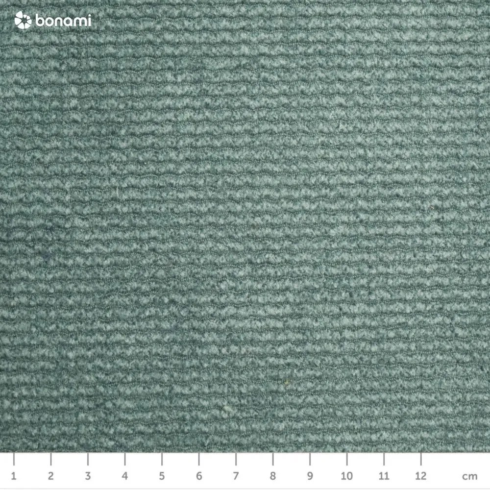 Pat matrimonial albastru deschis tapițat cu somieră 200x200 cm Barker – Ropez