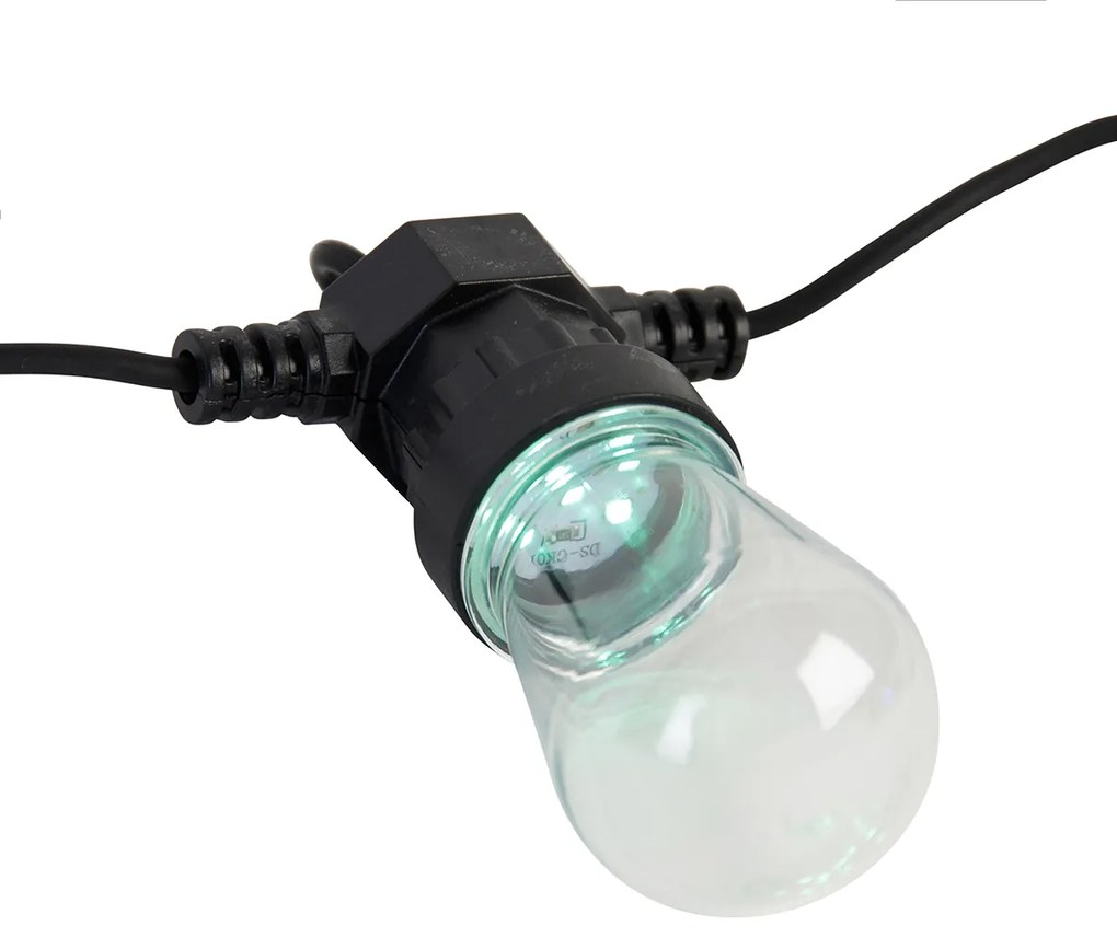 Cablu ghimpat LED 10 m ST45 surse de lumina 10 lumini cu telecomanda - Chill