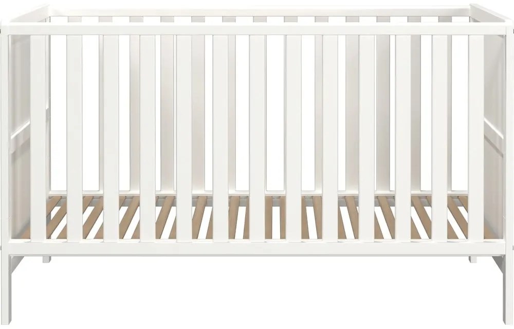 Pătuț alb din lemn masiv 70x140 cm Alkmaar – Germania