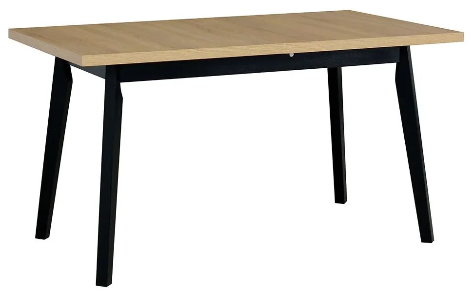 Masă Harry 80 x 140+180 V (Stejar grandson L) (Negru). 1059238