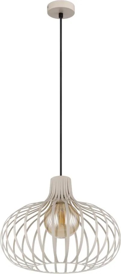 Globo 33370119 - Lampă suspendată pe cablu MATEO 1xE27/40W/230V bej