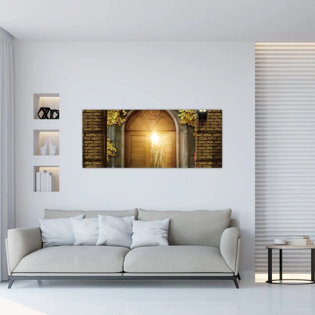 Tablou - Poarta din pădure (120x50 cm)