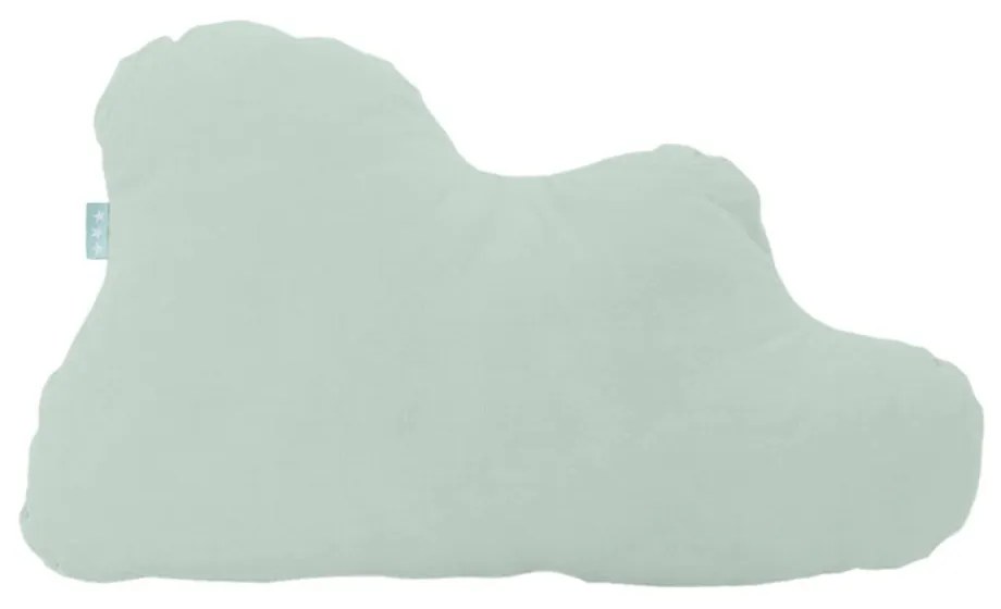 Pernă din bumbac pentru copii Mr. Fox Nube, 60 x 40 cm, verde mentă