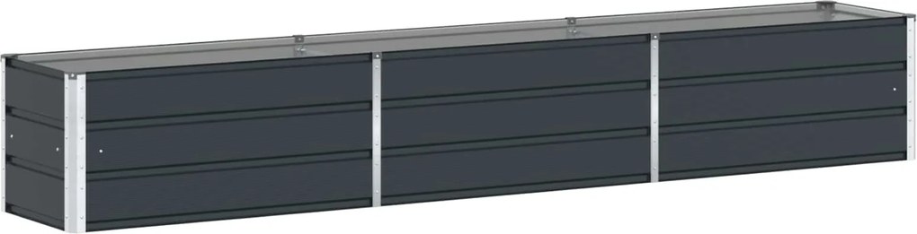 vidaXL Jardinieră Antracit 480 x 50 x 45 cm Oțel Galvanizat