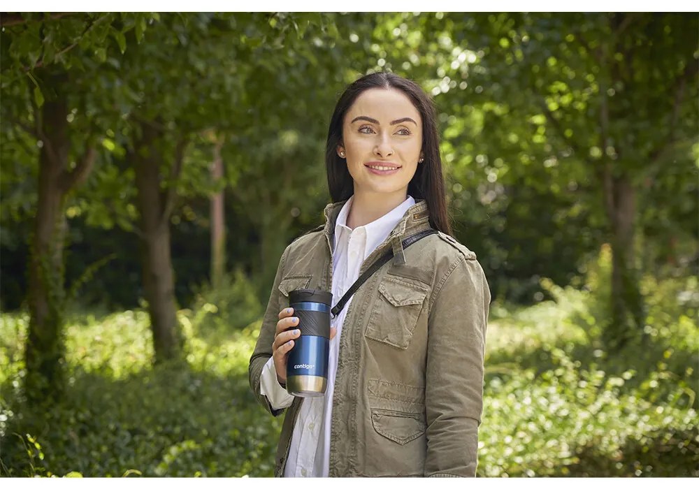 Sticlă termică Contigo Byron 2.0 470 ml Blue Corn, 470 ml