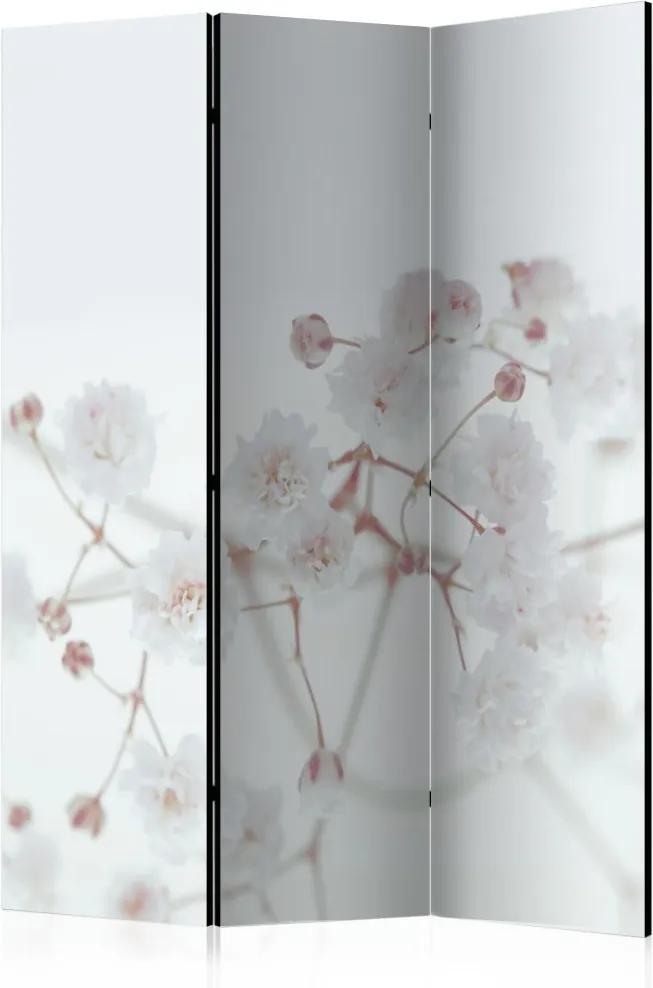 Bimago Paravan - White Flowers 135x172 cm