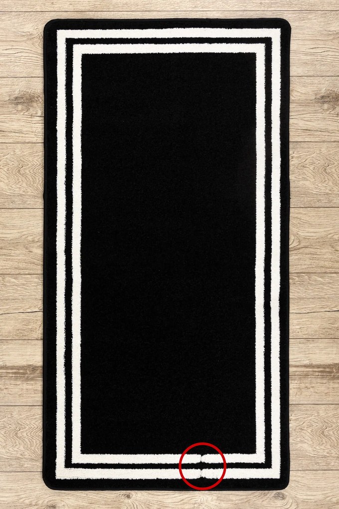 Covor HAMPTON cadru negru - SECUNDAR-COTATI PRODUSUL