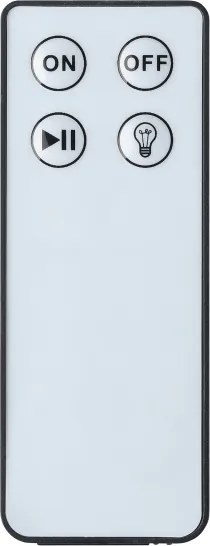 Eglo 902043 - Lampă de exterior ZANCARO LED RGB LED/1W/230V IP44 neagră + telecomandă