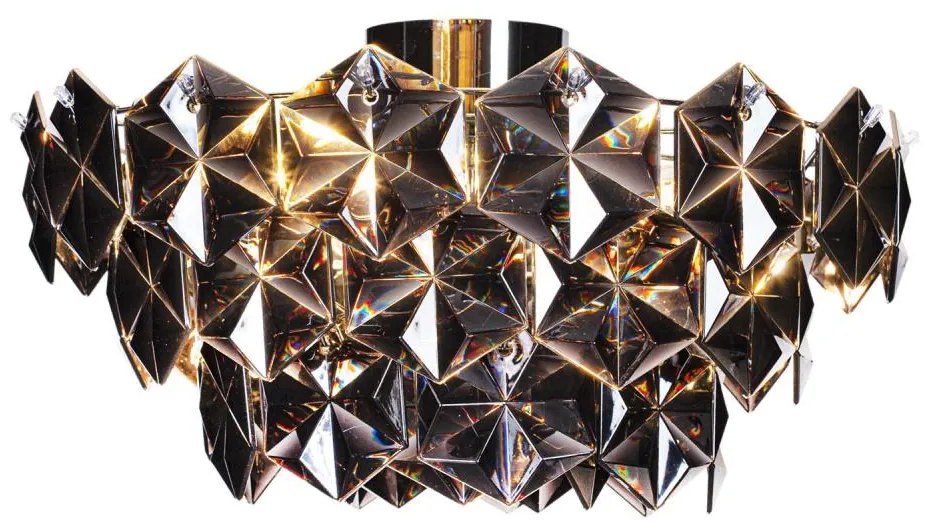 Plafonieră ByRydens 4200950-6513 MONARQUE 3xE27/5W/230V negru