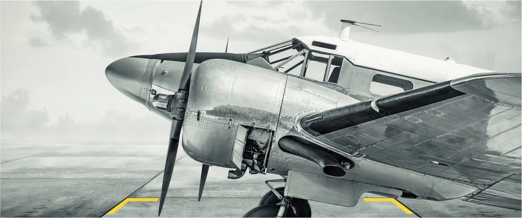 Tablou - Avion (120x50 cm)