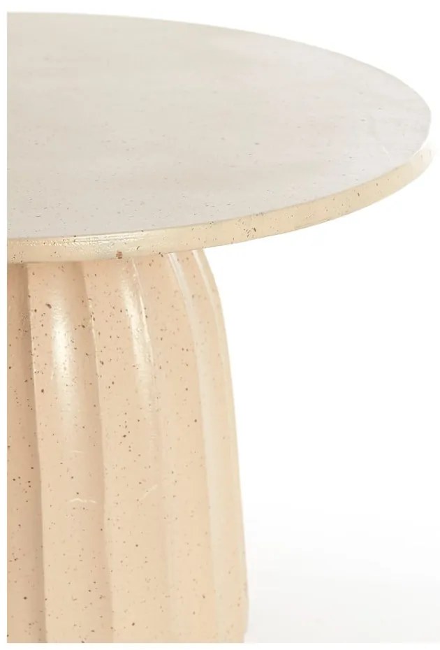 Măsuță auxiliară rotundă din metal ø 60 cm Veglia – Light &amp; Living