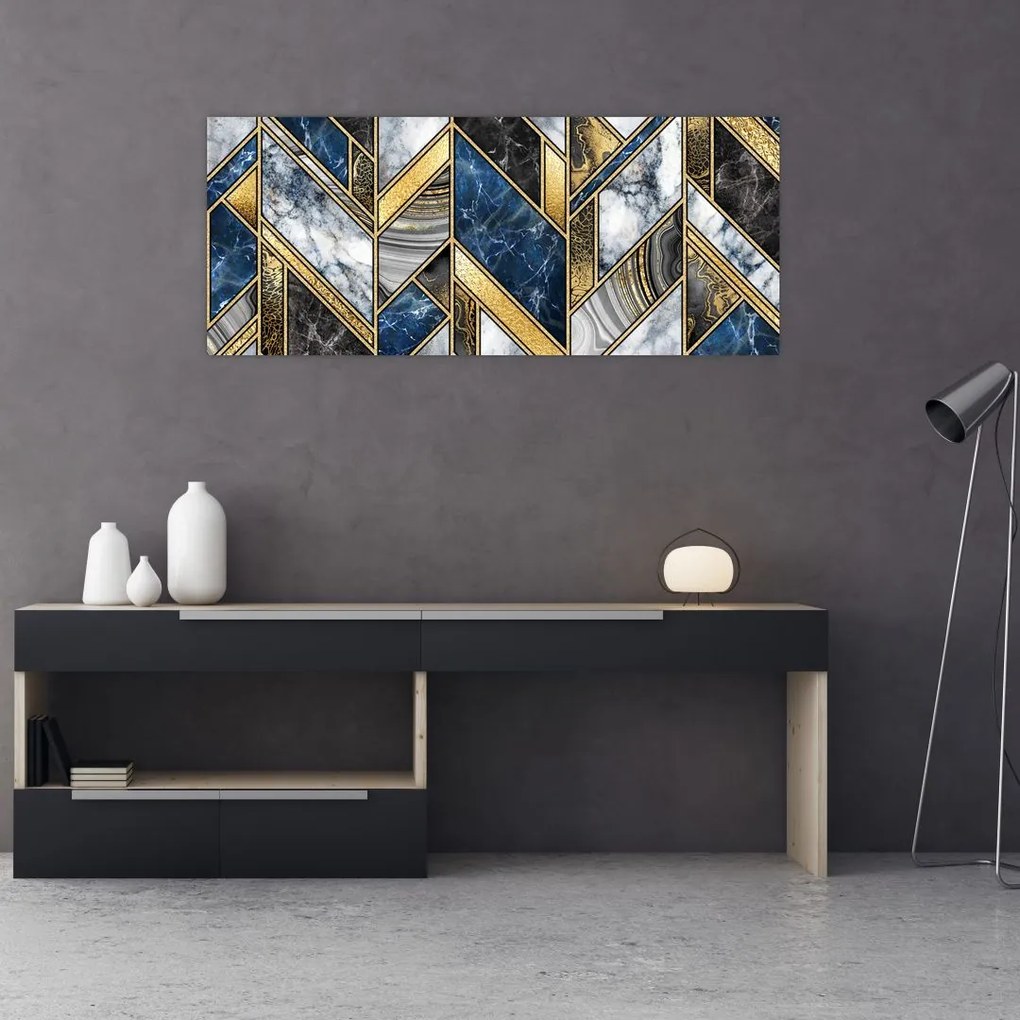 Tablou abstracției artistice (120x50 cm)