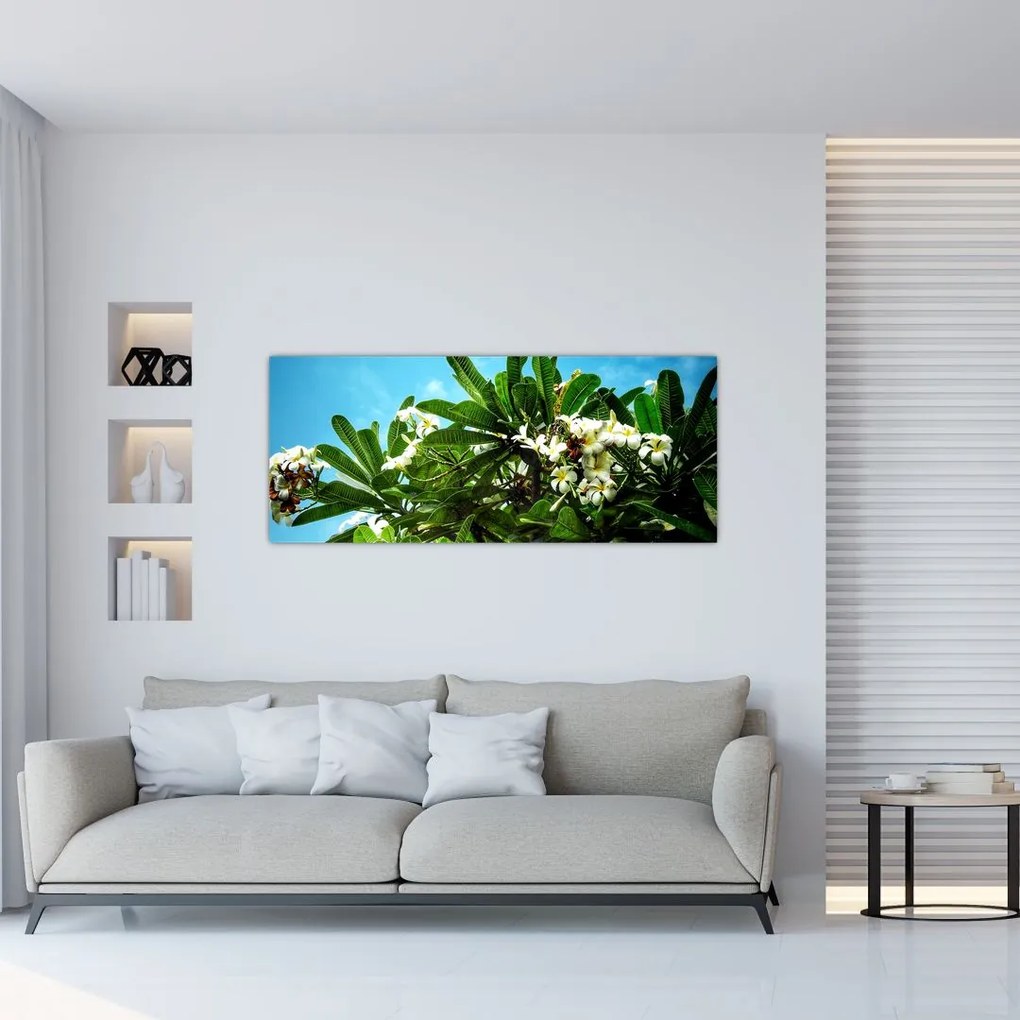 Tablou - Plumeria (120x50 cm), în 40 de alte dimensiuni noi