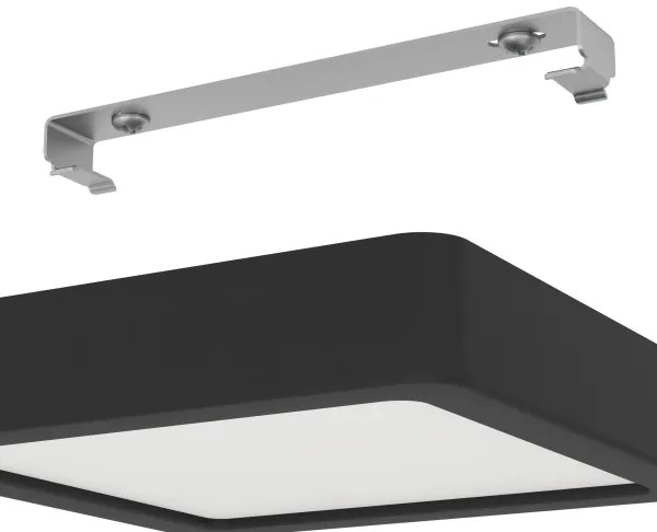 Eglo 900586 - Plafonieră LED reglabilă FUEVA LED/11W/230V, neagră