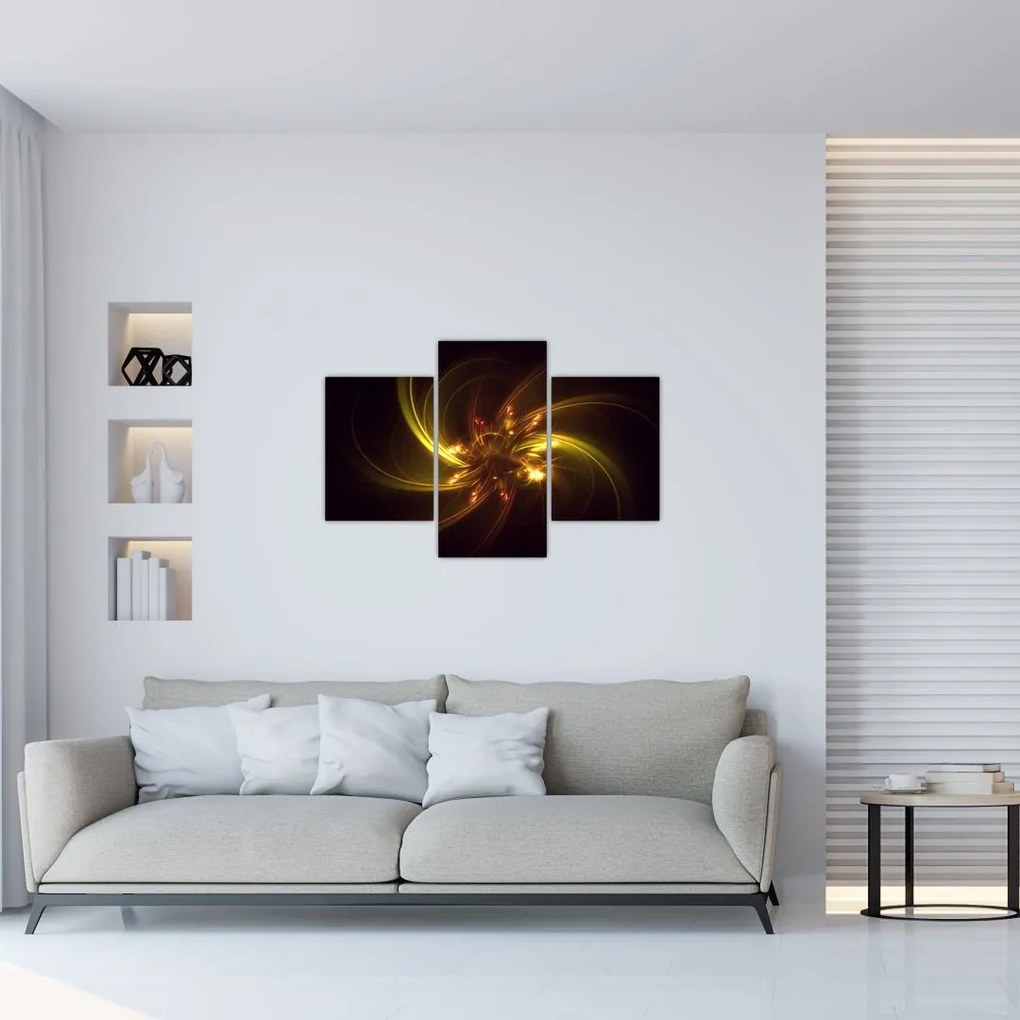 Tablou - abstracție cu elice (90x60 cm)