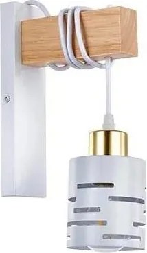 Lampă de perete ELEN 1xE27/35W/230V alb/auriu/maro