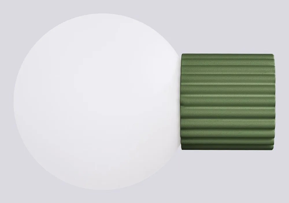 Aplică de perete verde ø 12 cm Orbital – Sollux