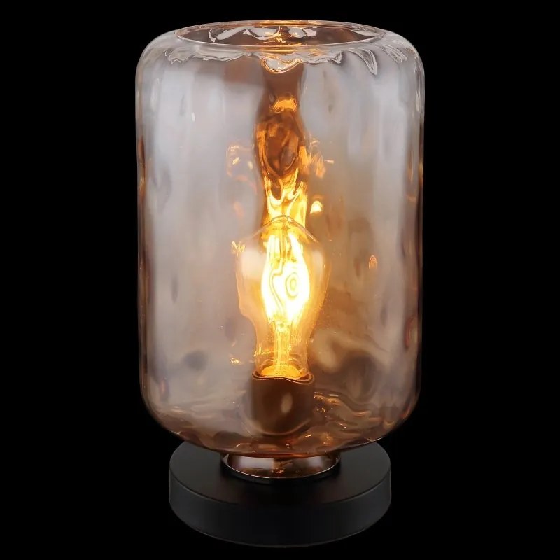 Veioza/Lampa de masa design decorativ DARINA chihlimbar