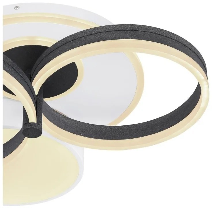 Lustra LED aplicata cu telecomanda JACK