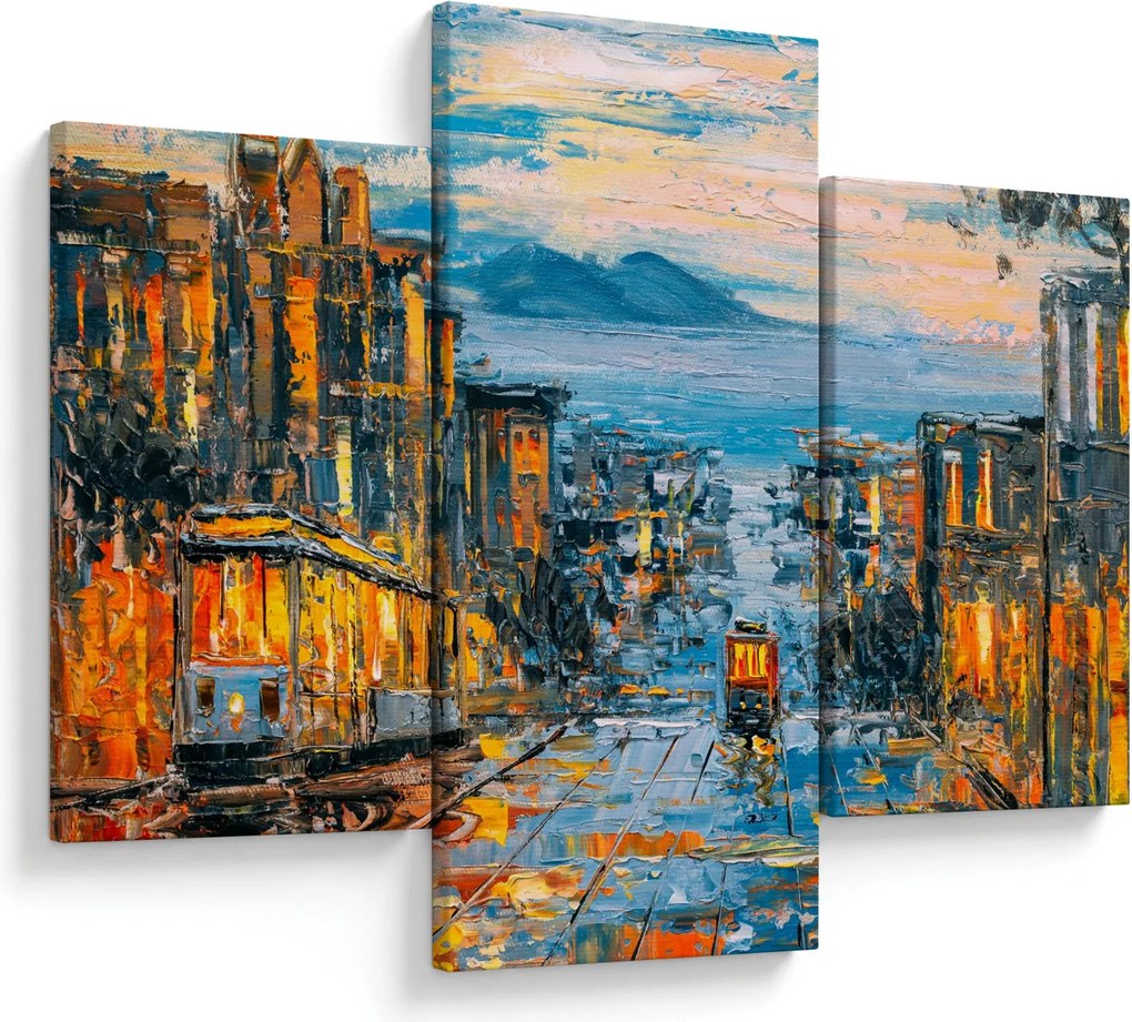 Tablou - Telecabină, San Francisco (90x60 cm)