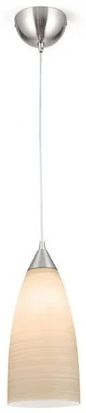 Pendul stil modern Cone HL 6-1545/1 satin/Dekor marron OR