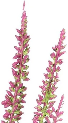 Plantă artificială Erica violet deschis, 20 x 20 x28 cm