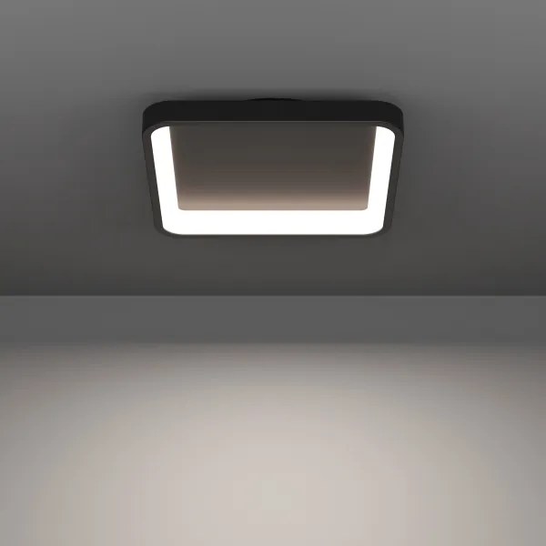 Eglo 901911 - LED RGBW Plafonieră dimabilă LORETELLO-Z LED/20W/230V 35x35cm negru