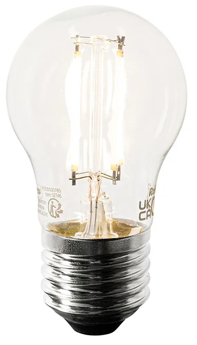 Lampa suspendată inteligentă aurie cu sticlă opal incl. Wifi P45 - Flore