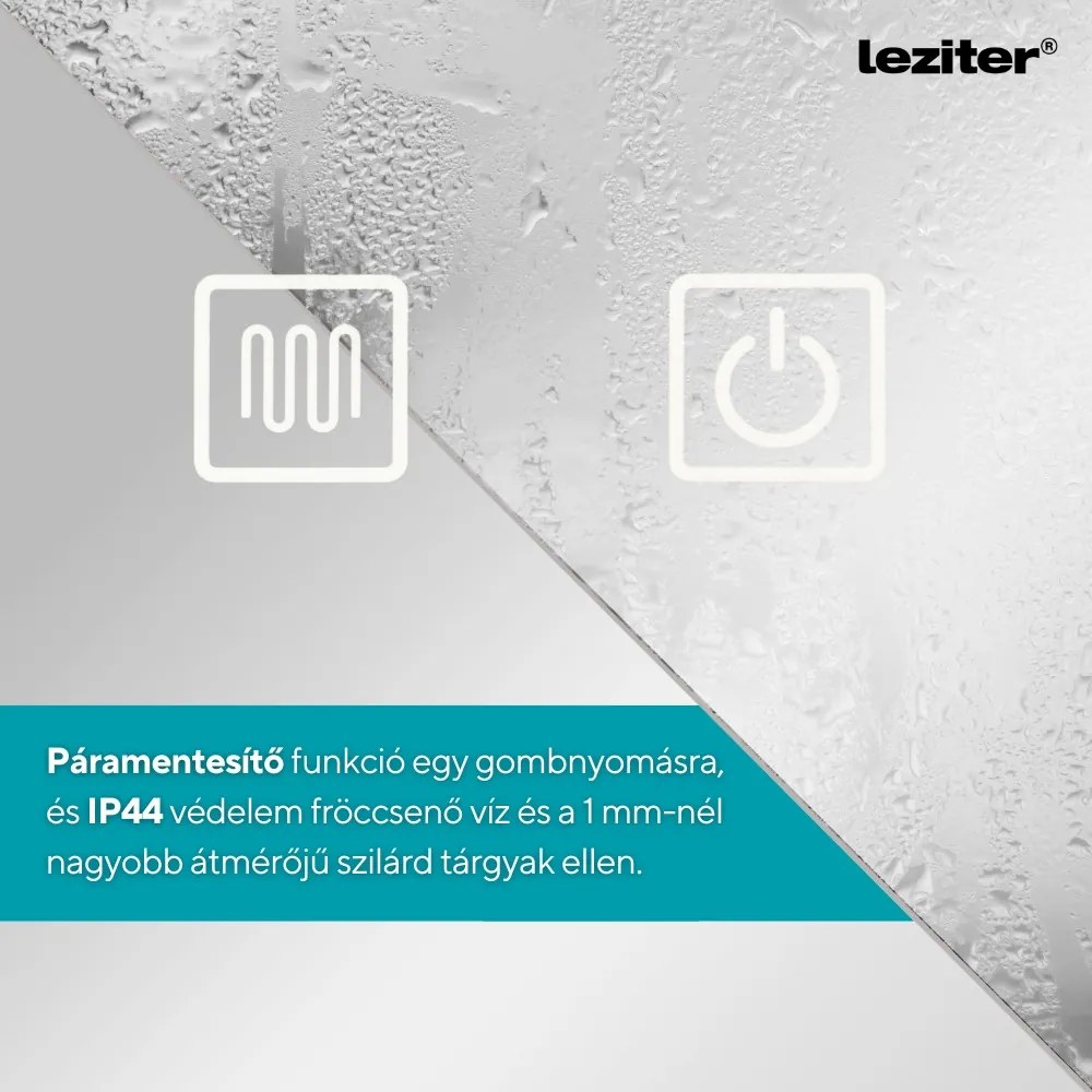 Oglindă Liv 80 cu iluminare LED 80x60 cm