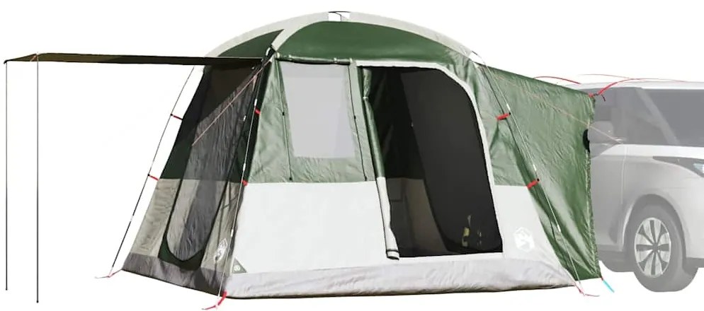 vidaXL Cort auto pentru 4 persoane, verde, impermeabil