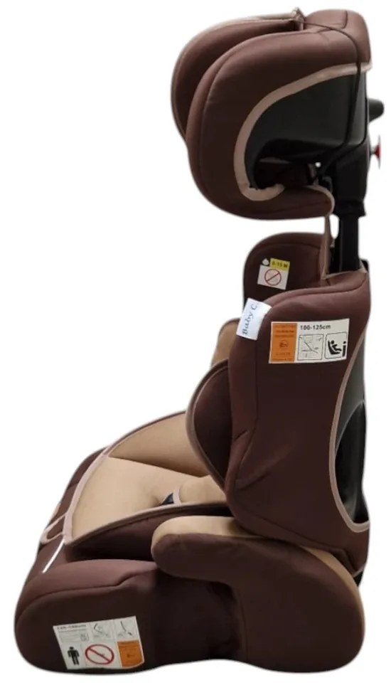 Scaun Auto 2 in 1 pentru copii Baby Care™ HC01, Transformabil in inaltator auto, 9-36 kg, Omologare R129 i-Size, Spatar detasabil, Sistem de prindere