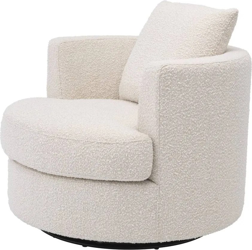 Fotoliu pivotant design elegant LUX Felix, crem 113960 HZ