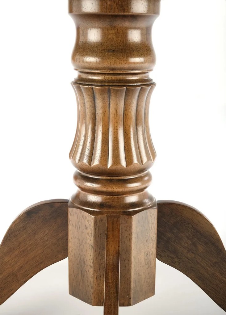 Masa extensibila William nuc - L90/124 x l90 x h75 cm