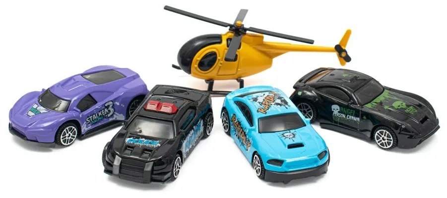 Baby Mix Garage pentru copii cu elicopter, 60 x 33x 29 cm