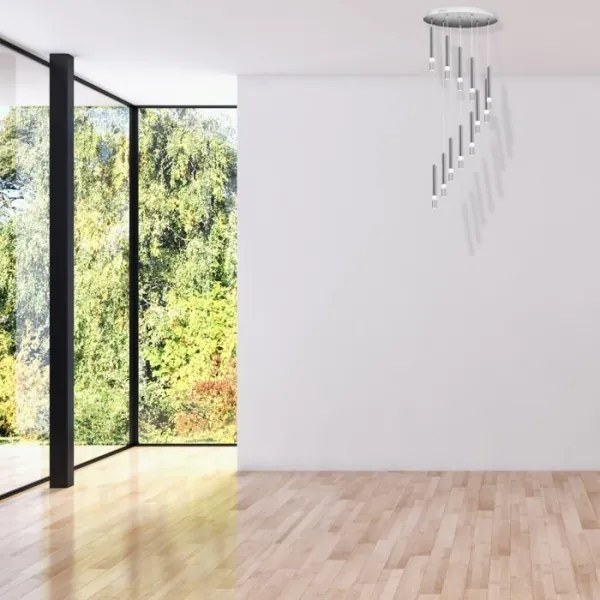 Candelabru pe sfoară ICE 12xLED/1W/230V