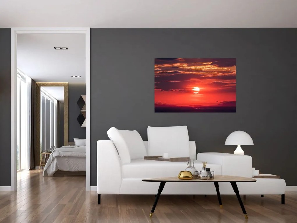 Tablou cu soarele colorat (90x60 cm)
