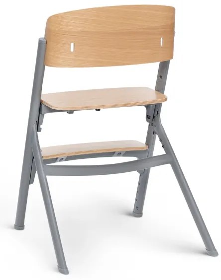 Scaun de masă pentru copii 3 în 1 KINDERKRAFT SELECT LIVY Premium stejar + șezlong CALMEE