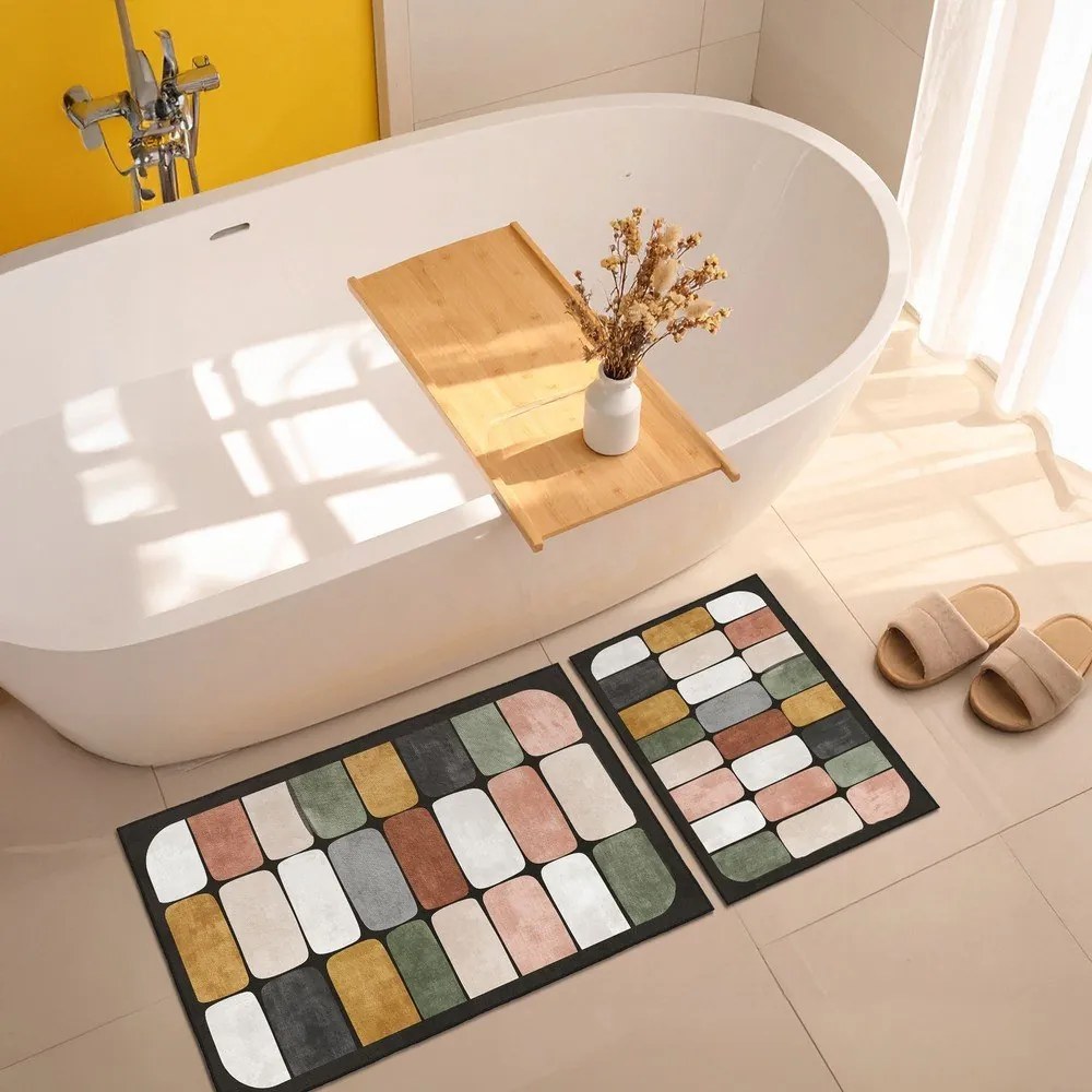 Covorașe de baie 2 buc. 60x100 cm – Foutastic