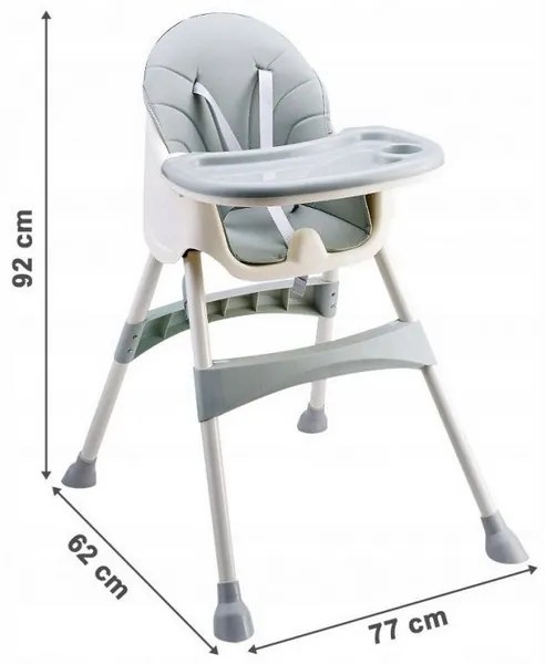 Scaun De Masa 2 in 1 Ecotoys HC-823 - Green