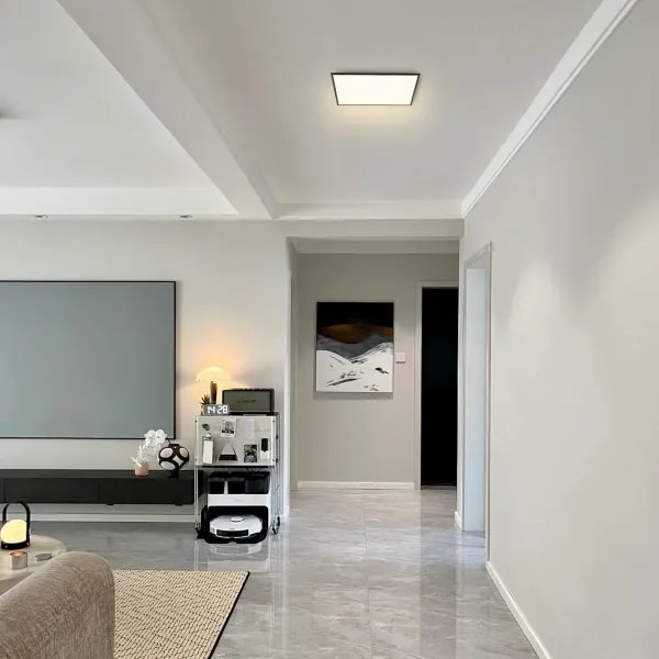 Brilagi - Corp de iluminat LED reglabil SLIMFRAME LED/36W/230V 45x45 cm negru + telecomandă