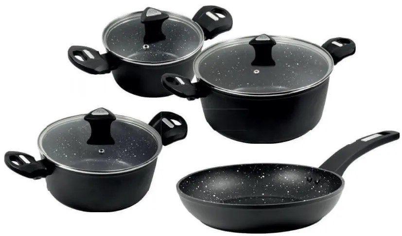 Set oale si tigai marmorate (7 piese) Marburg Kochsysteme by Carl Schmidt Sohn OT 64105