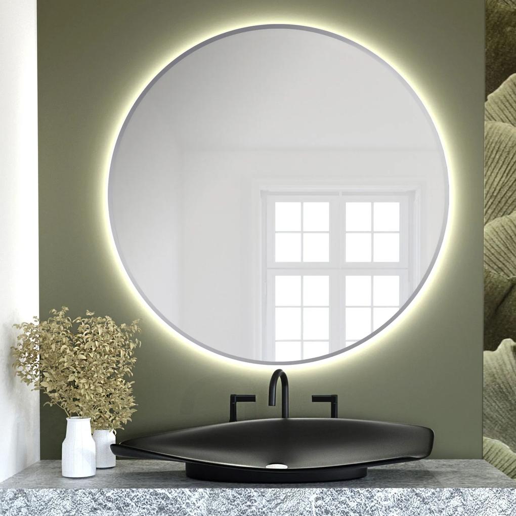 Smartwoods Bright oglindă 60x60 cm rotund cu iluminare 5904107900070