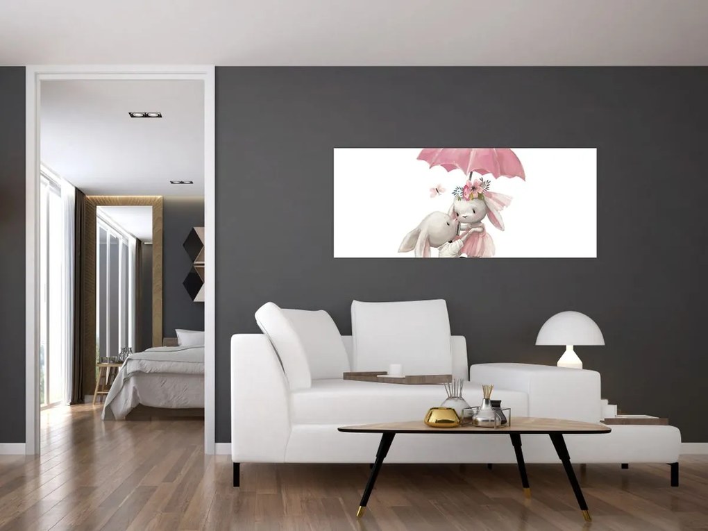 Tablou - Animăluț în acuarelă N⁰3 (120x50 cm)