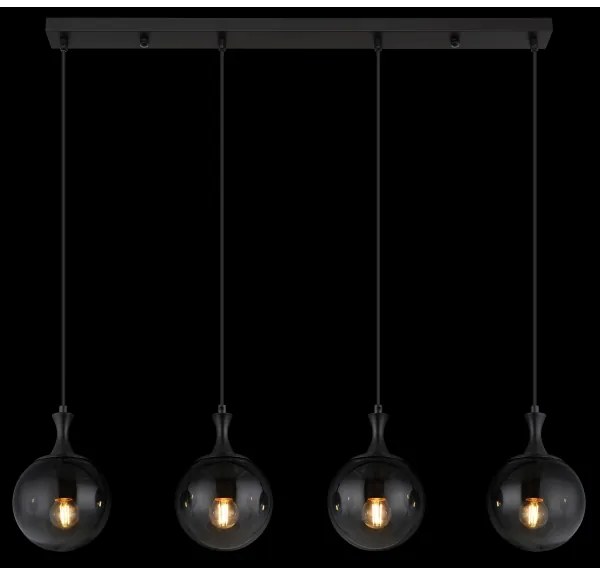 Lustră pe cablu Globo 15885-4H DALTON 4xE27/10W/230V