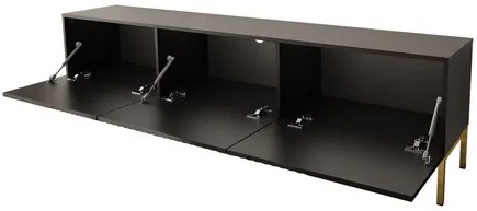 Mobilier living Madrealla II (Alb + lucios Alb + auriu) . 1104559