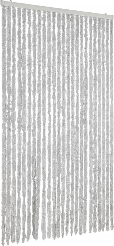 vidaXL Perdea pentru insecte, gri, 100x230 cm, chenille
