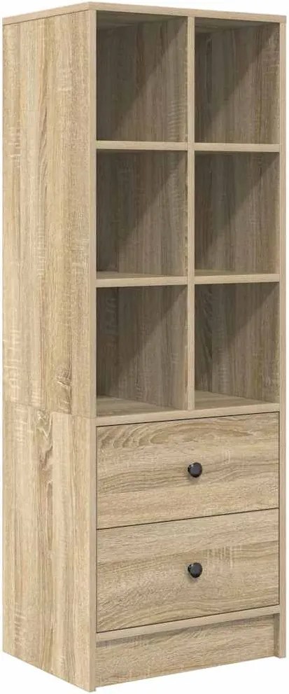 vidaXL Bufet cu sertar Stejar Sonoma 45,5 x 34 x 127 cm