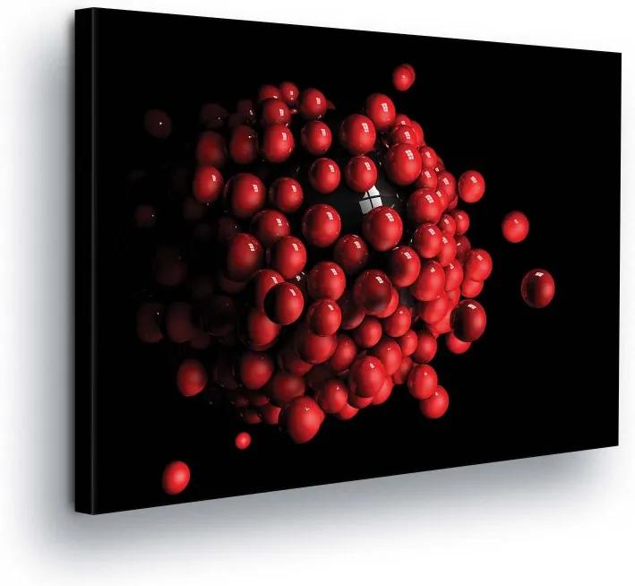 GLIX Tablou - A cluster of Red Balls 80x60 cm