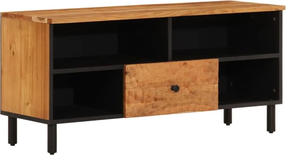 vidaXL Dulap TV, 100x33x46 cm, lemn masiv de acacia